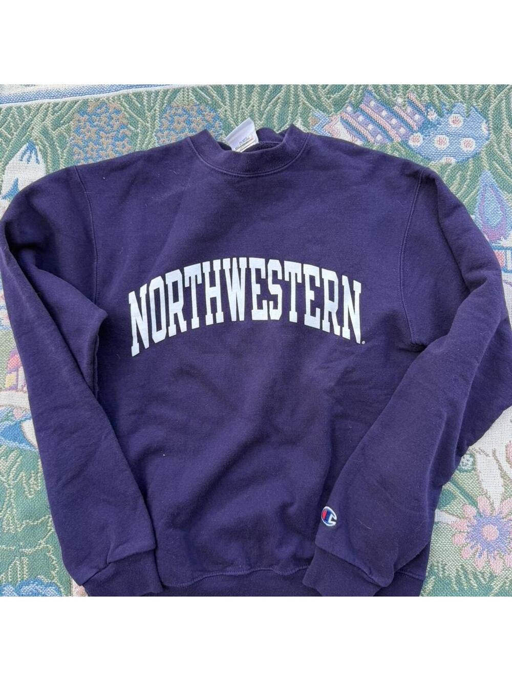 Champion Northwestern Crewneck Sweatshirt Size Small